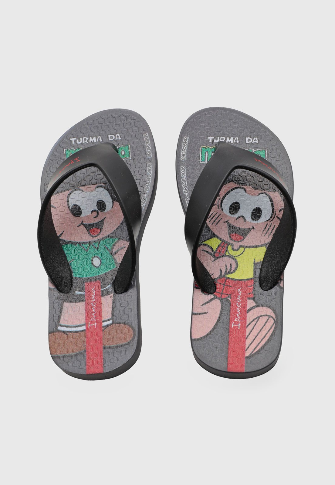 Infantil - Chinelo Ipanema Turma da Mônica Preto