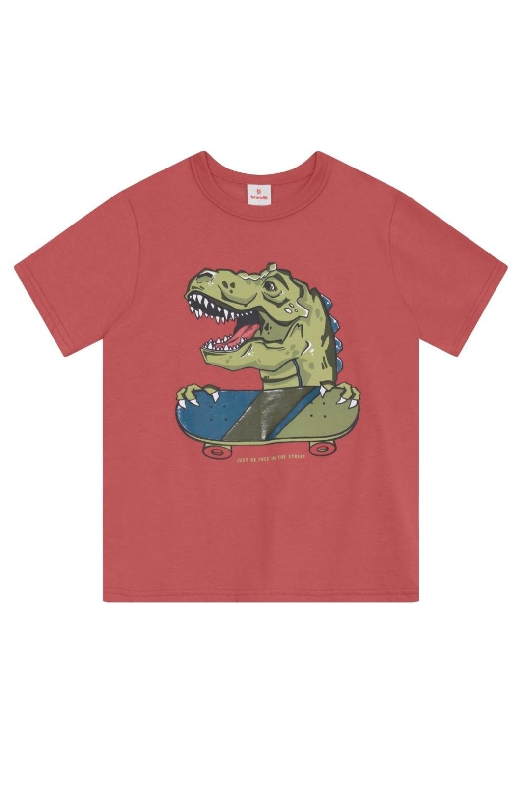 Infantil - Camiseta menino em meia malha Brandili