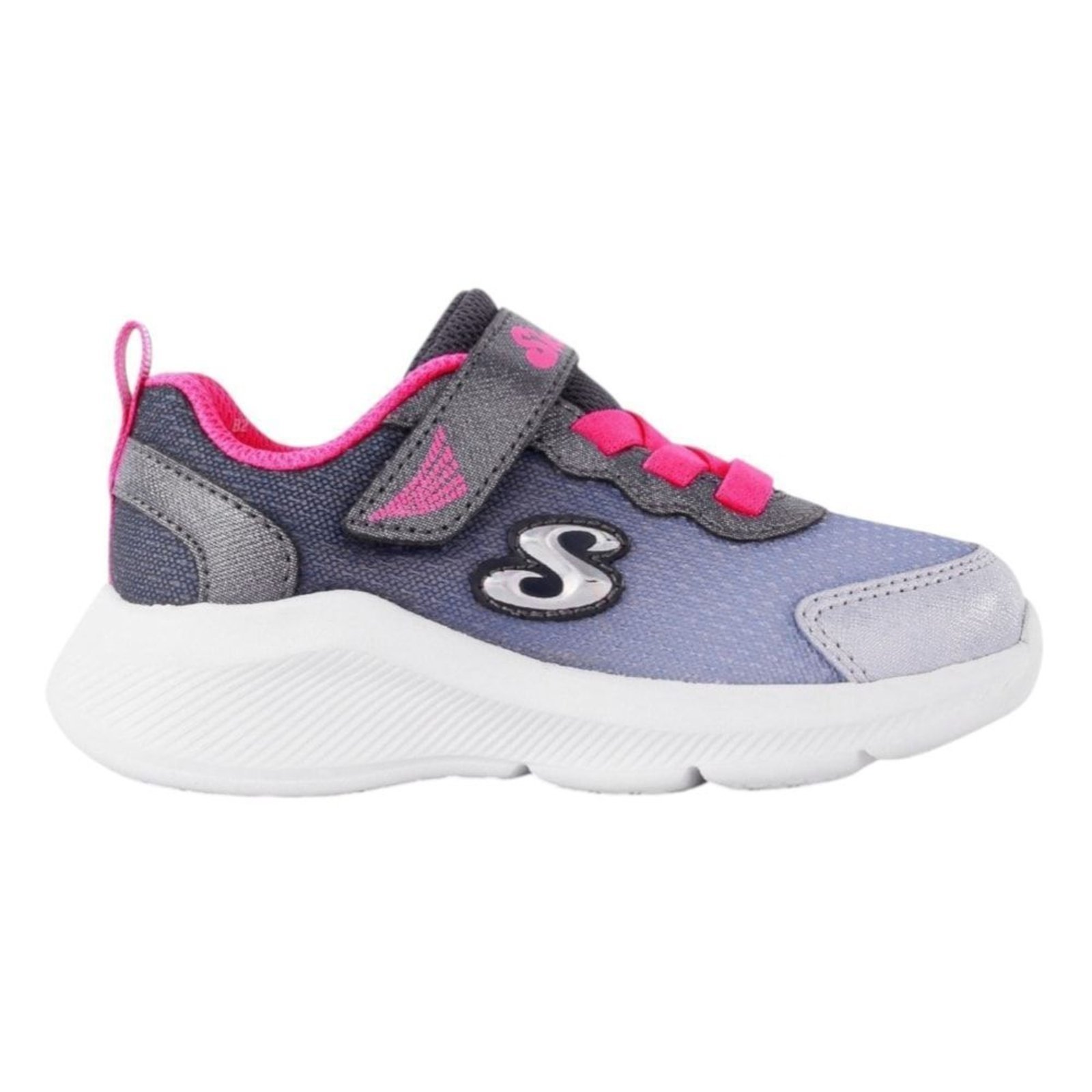 Infantil - Tênis Skechers Sole Swifters Cutie Walk - Cinza - skechers