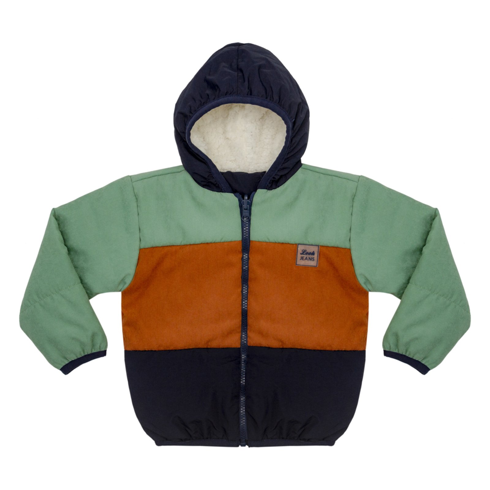 Infantil – Jaqueta Look Jeans Puff Collor