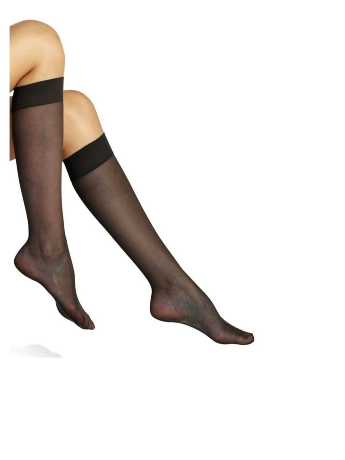 Vista 3 Kit 6 Pares de Meias 3/4 Fio 15 com Elastano Loba Lupo preto Lupo preto