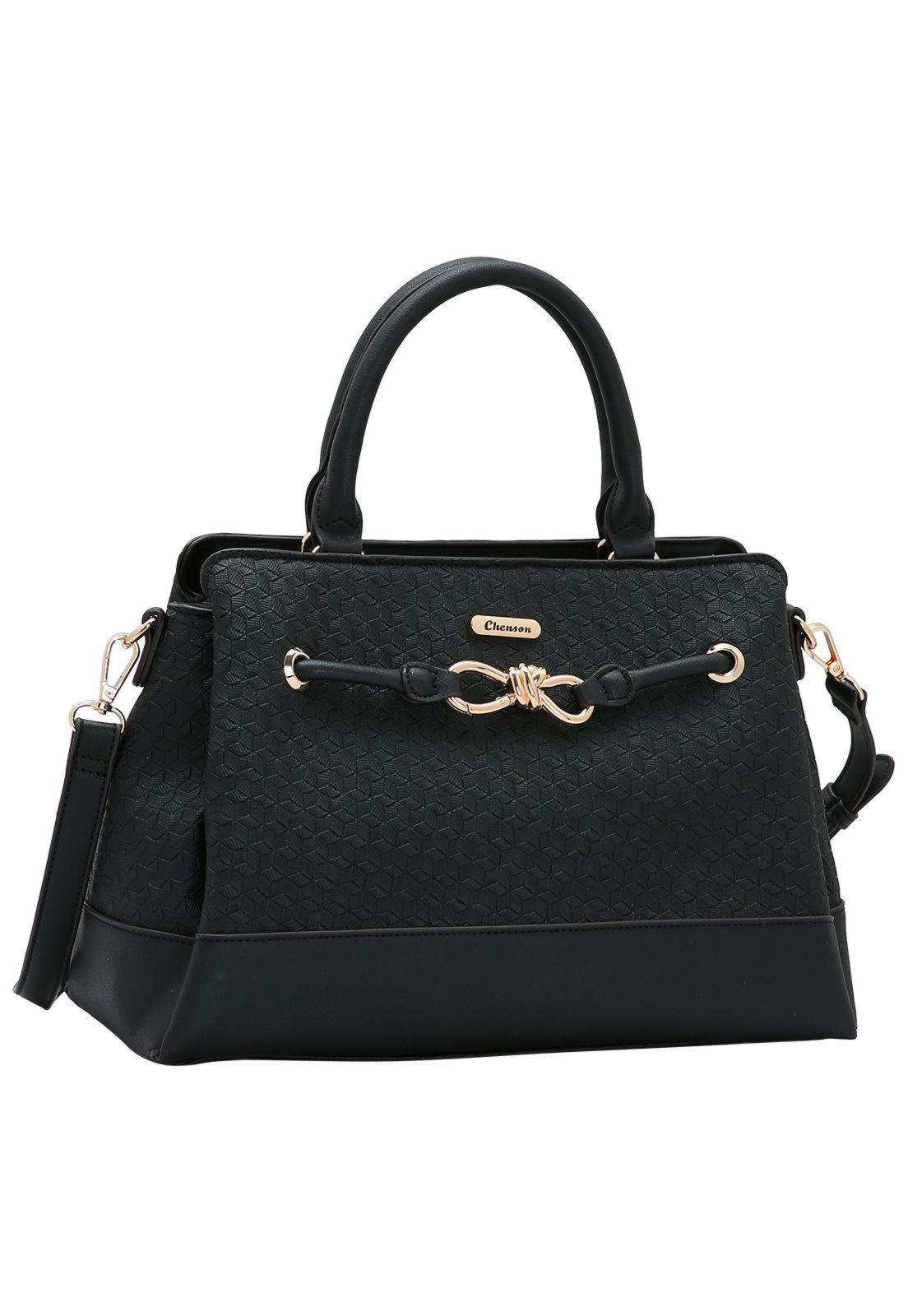 Bolsa Feminina Chenson Ferragem Chic 3485307 Preto