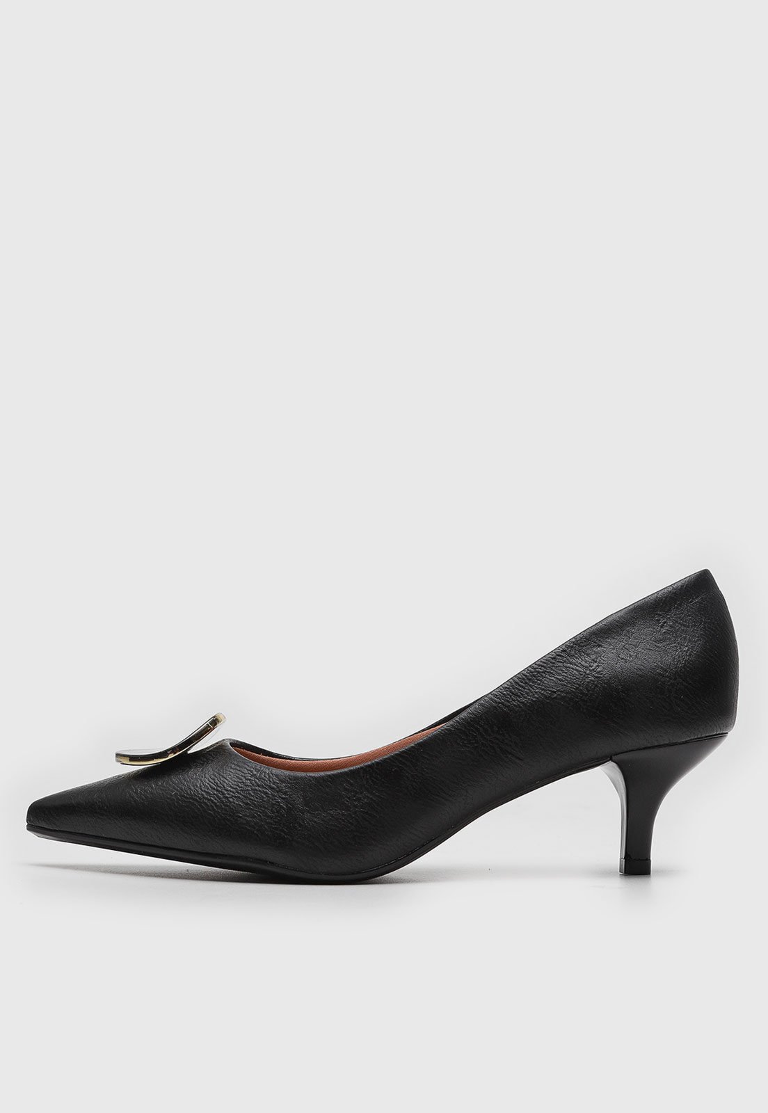 Scarpin Feminino Vizzano Salto Fino Preto