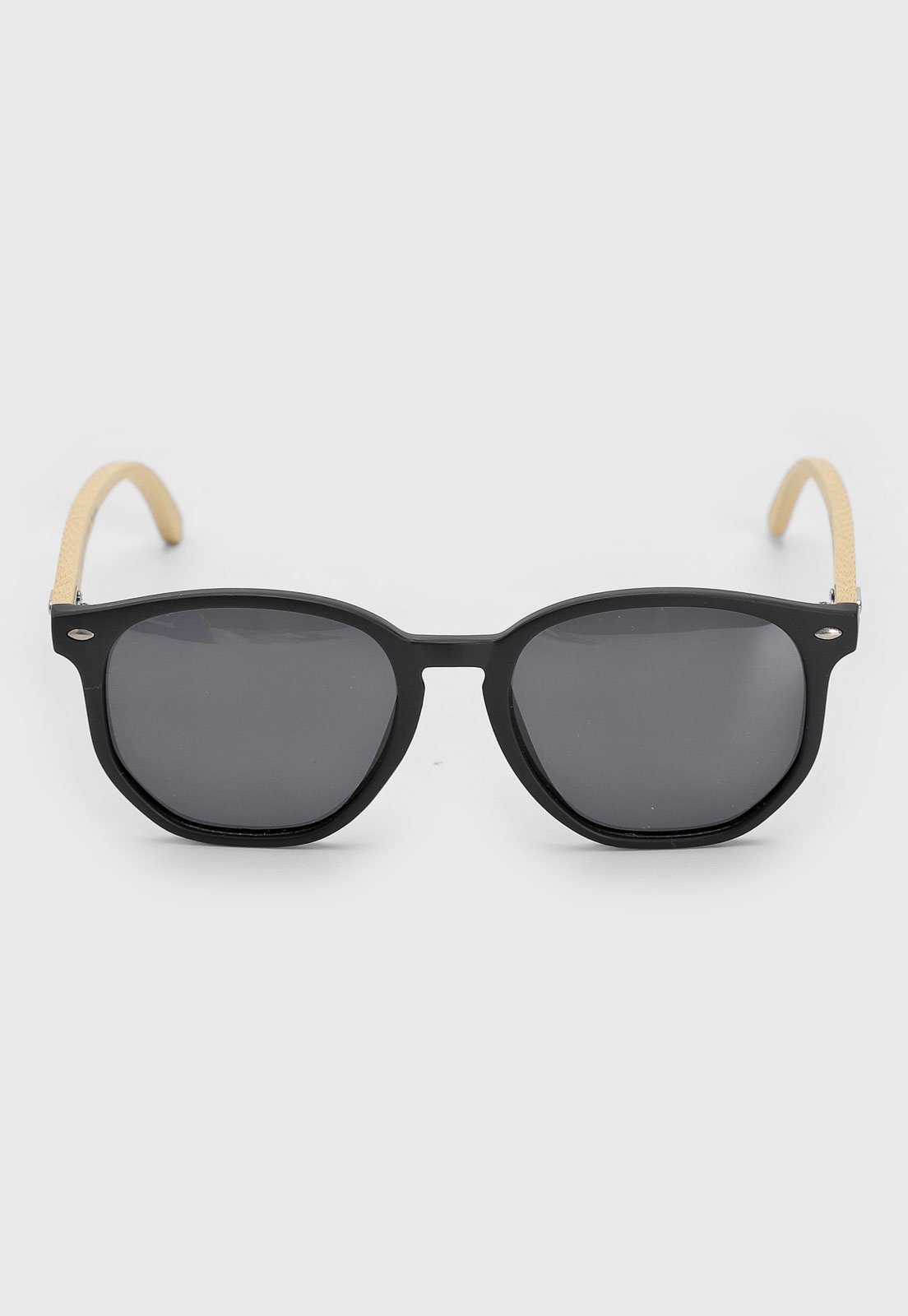 Óculos De Sol Hang Loose Polarized haste Em Bambu Preto