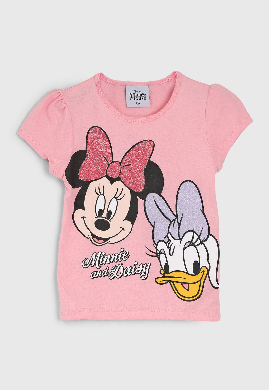 Blusa Brandili Minnie e Margarida Rosa