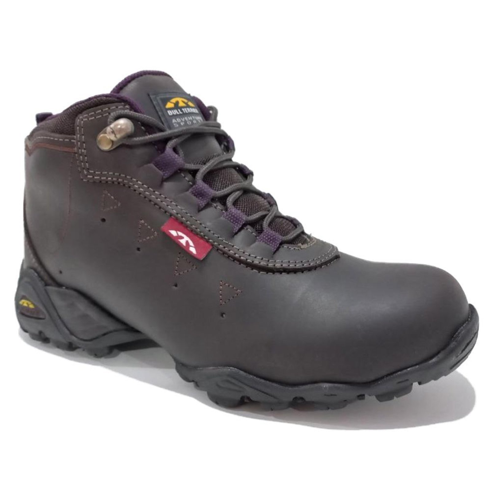 Bota Bull Terrier Breeze Trilha Marrom Burnet e Uva Feminino Marrom