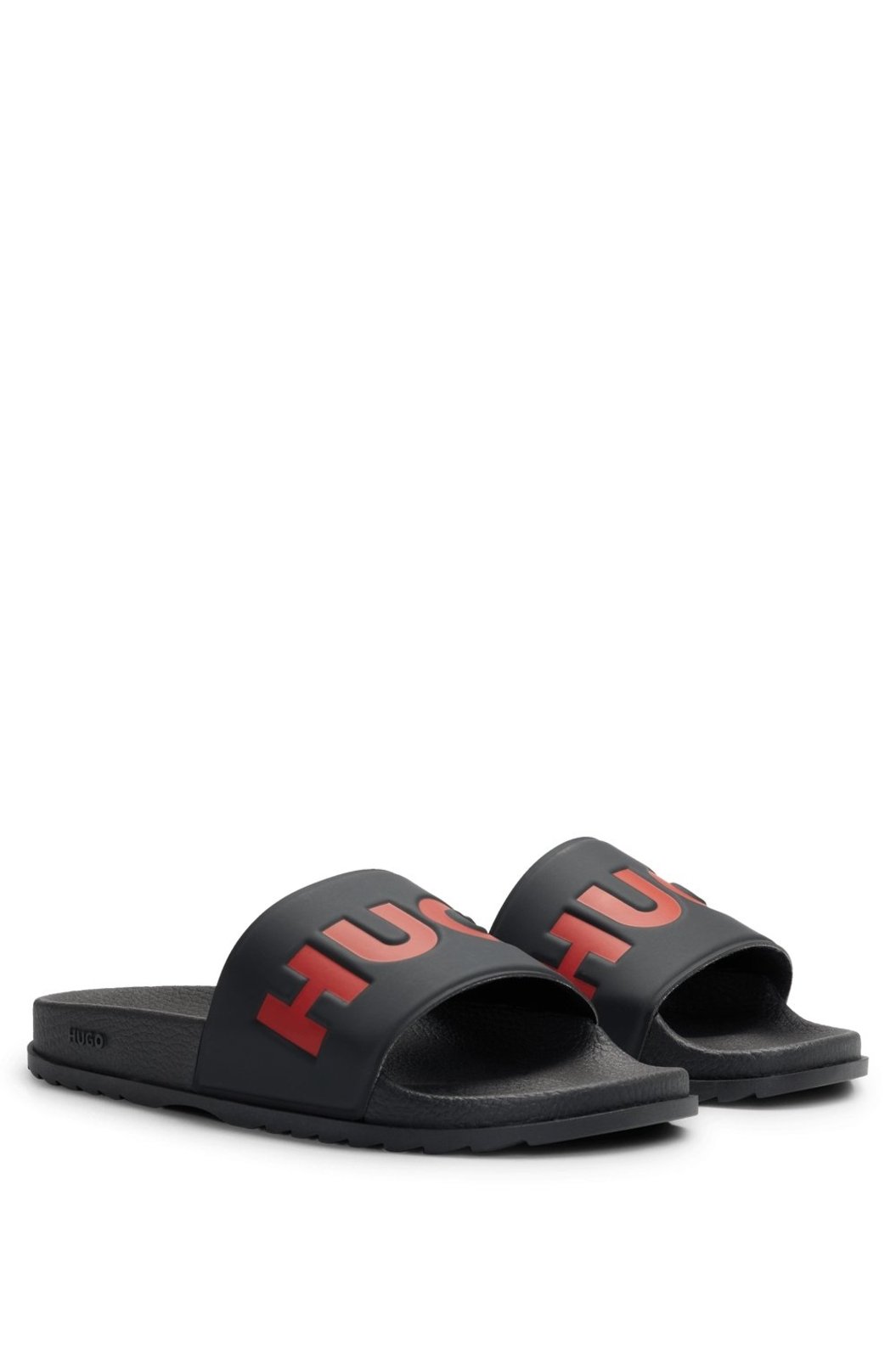 Chinelos Com Tira De Logo Preto - 45