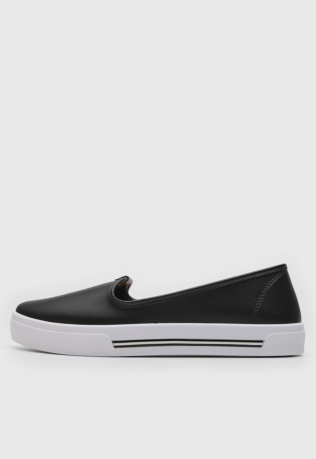 Tênis Feminino Moleca Slip On Preto