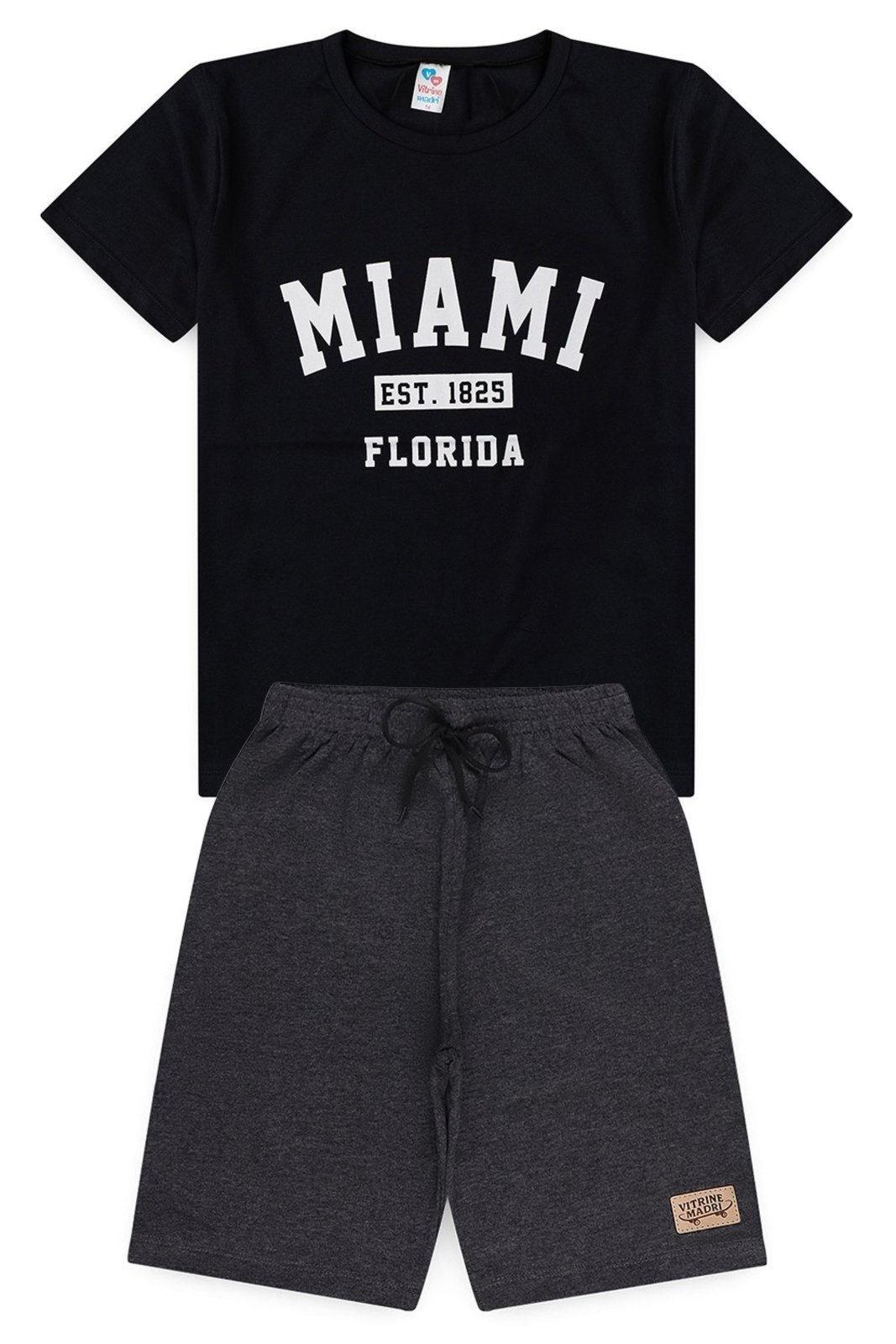 Infantil - Conjunto Juvenil Verão Masculino Miami Florida
