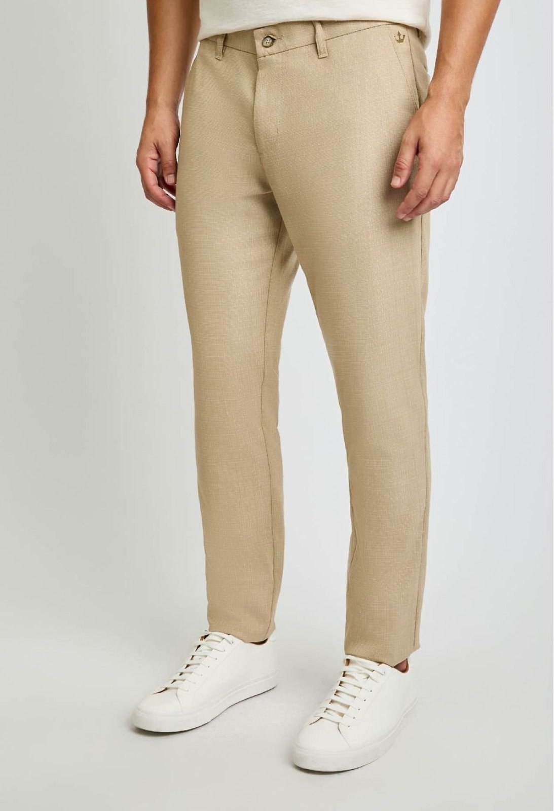Calça Docthos Slim Textura Calca Docthos Slim Textura 040 Areia 36