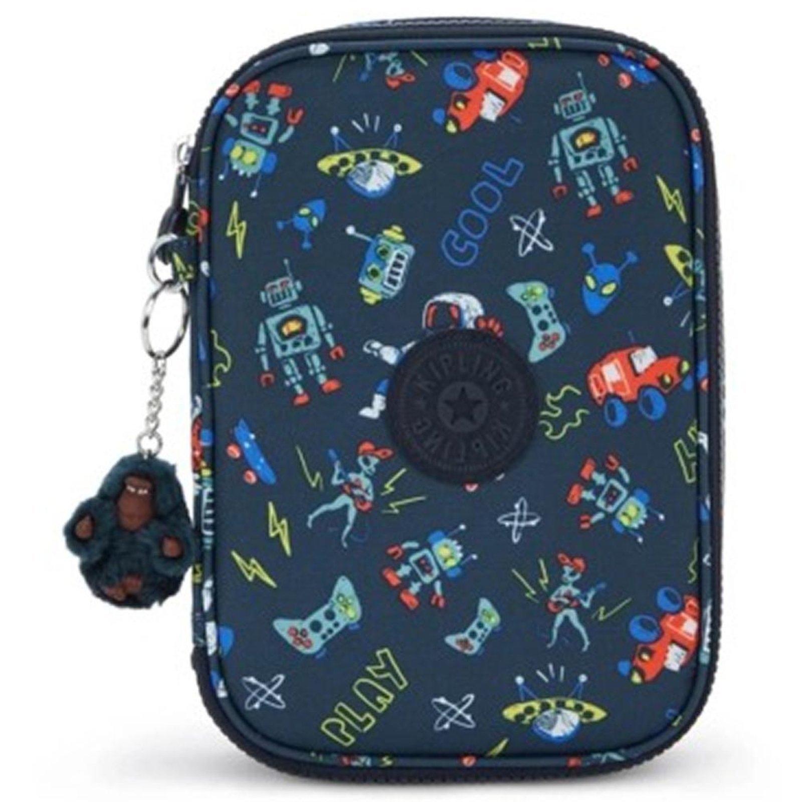Vista 2 Infantil - Estojo Kipling 100 Pens Space Game preto Kipling preto