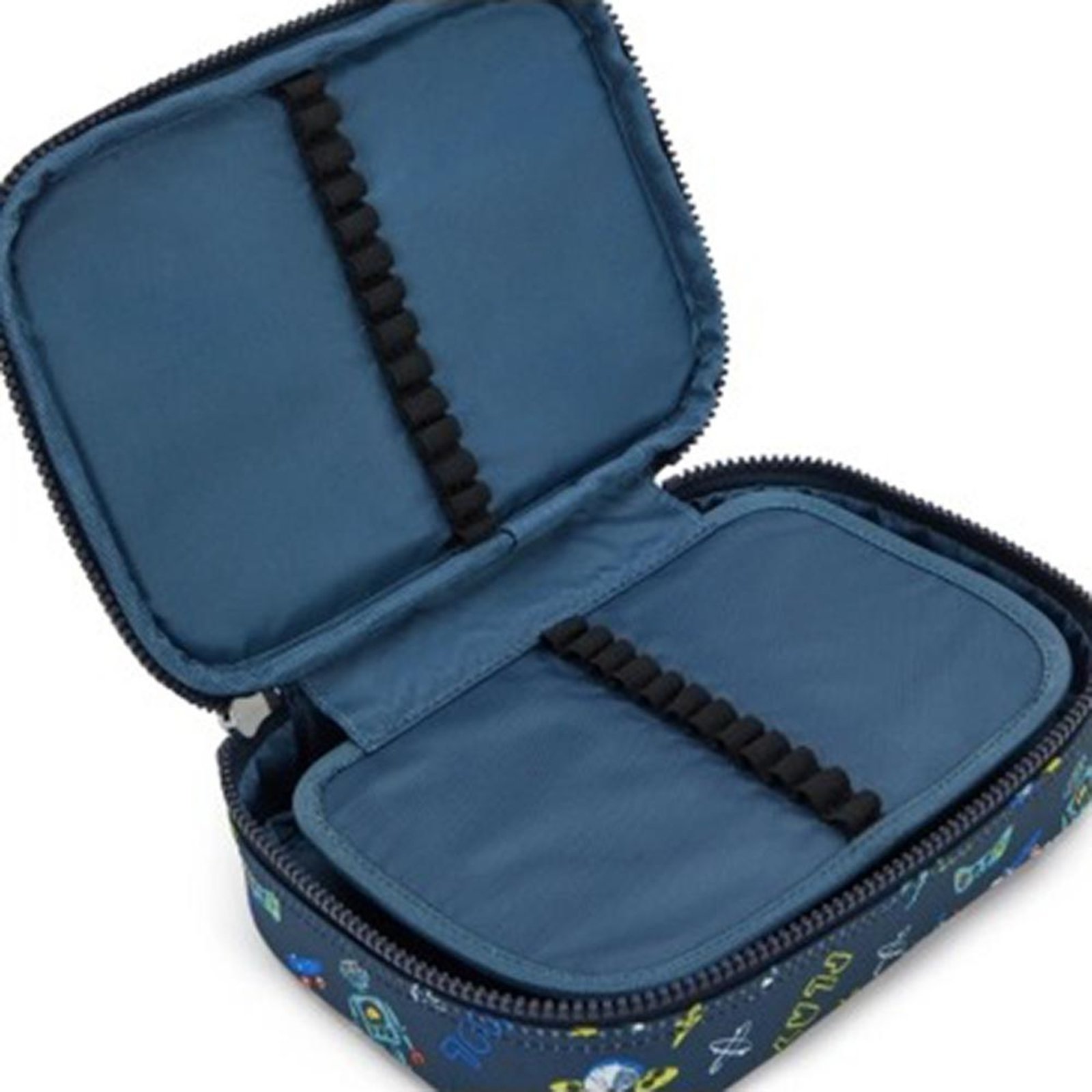 Vista 3 Infantil - Estojo Kipling 100 Pens Space Game preto Kipling preto