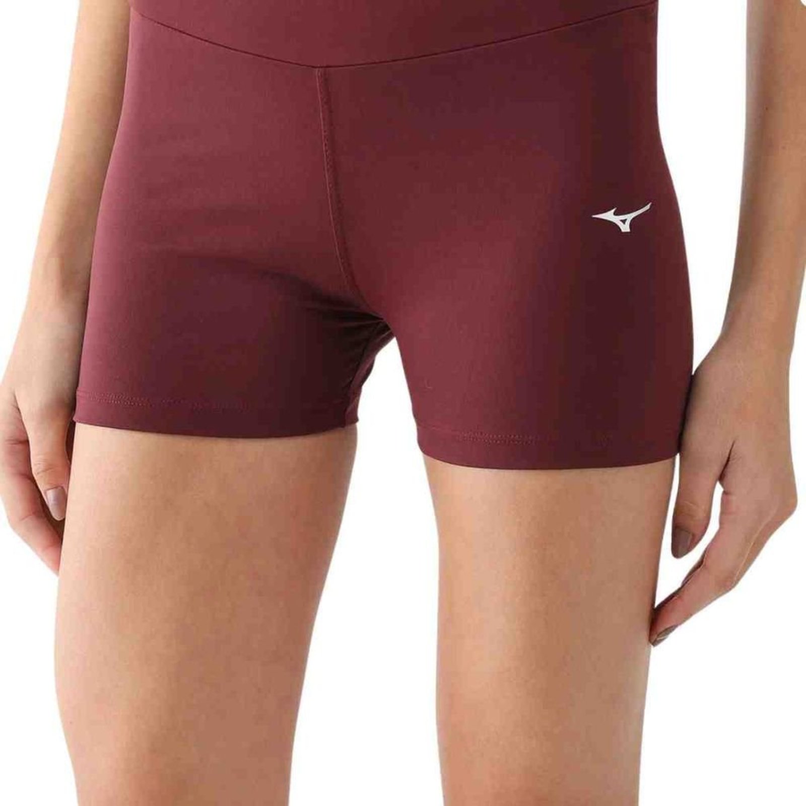 Short Feminino Curto Mizuno Essence Vinho
