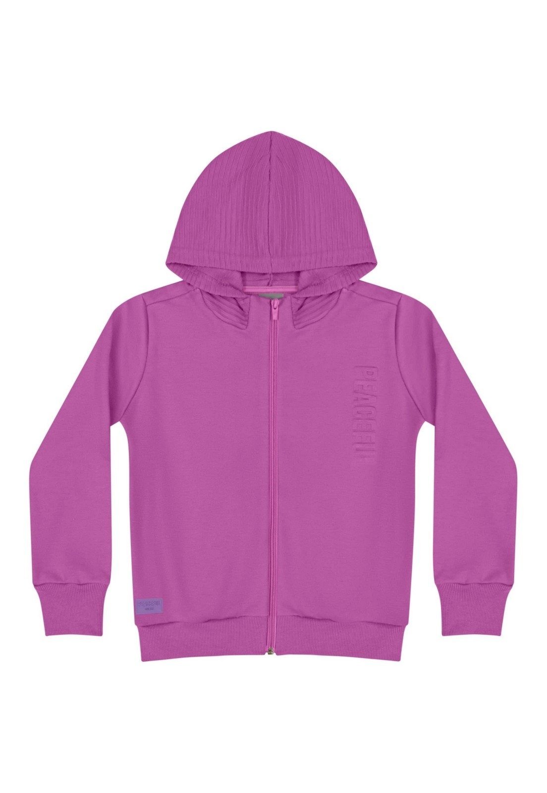 Infantil – Jaqueta em Moletom Unissex Quimby Roxo