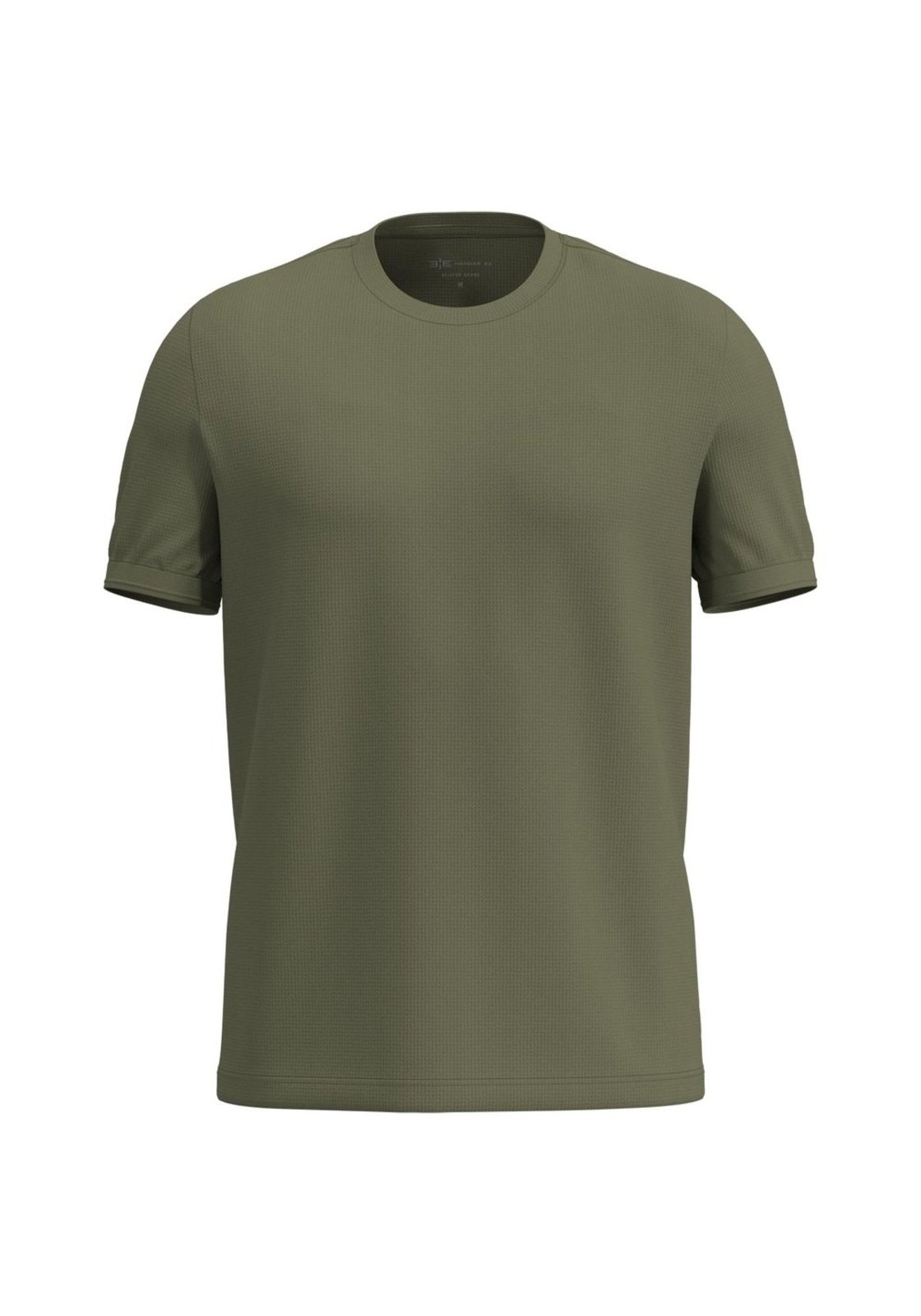 Camiseta De Mangas Curtas Em Malha Texturizada