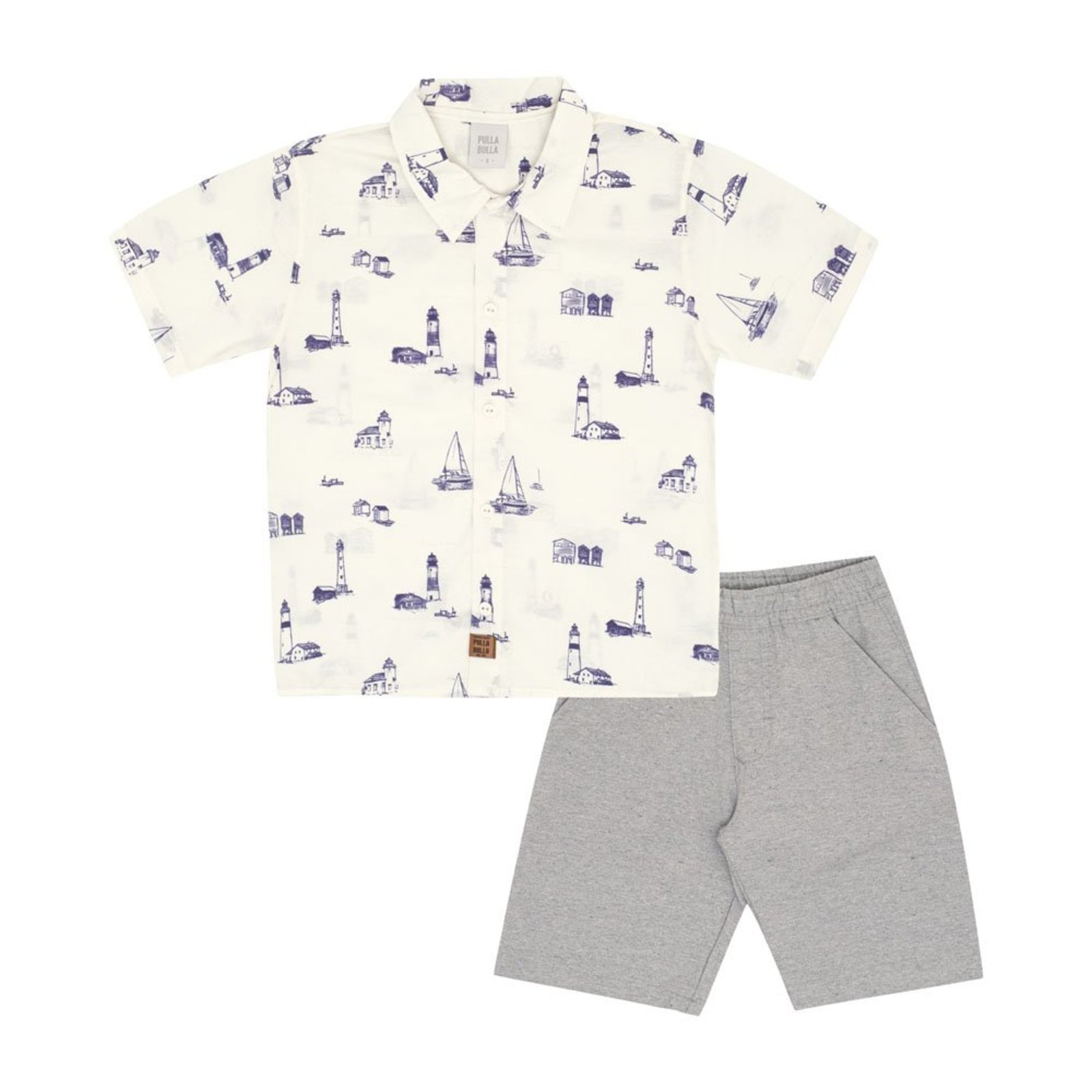 Infantil - Conjunto Menino - Marinho - 52377-1153