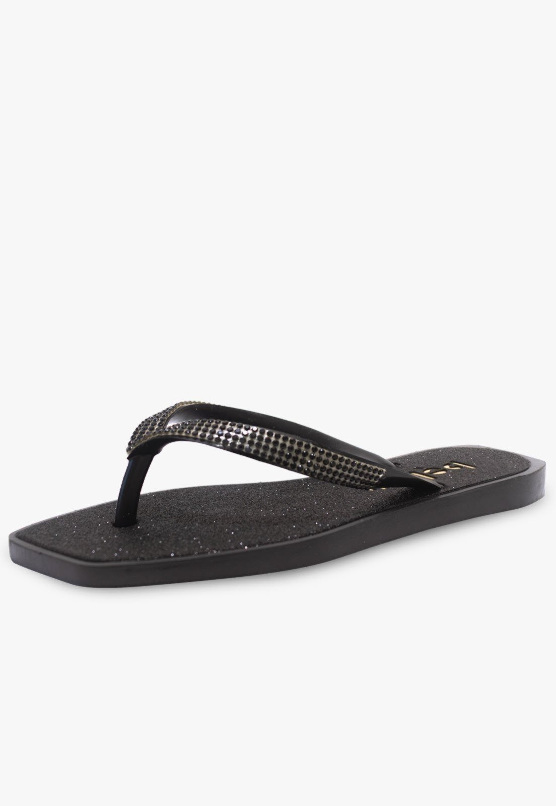 Vista 2 Infantil - Chinelo Casual Feminino Pópidi Slide Glitter branco Pópidí branco
