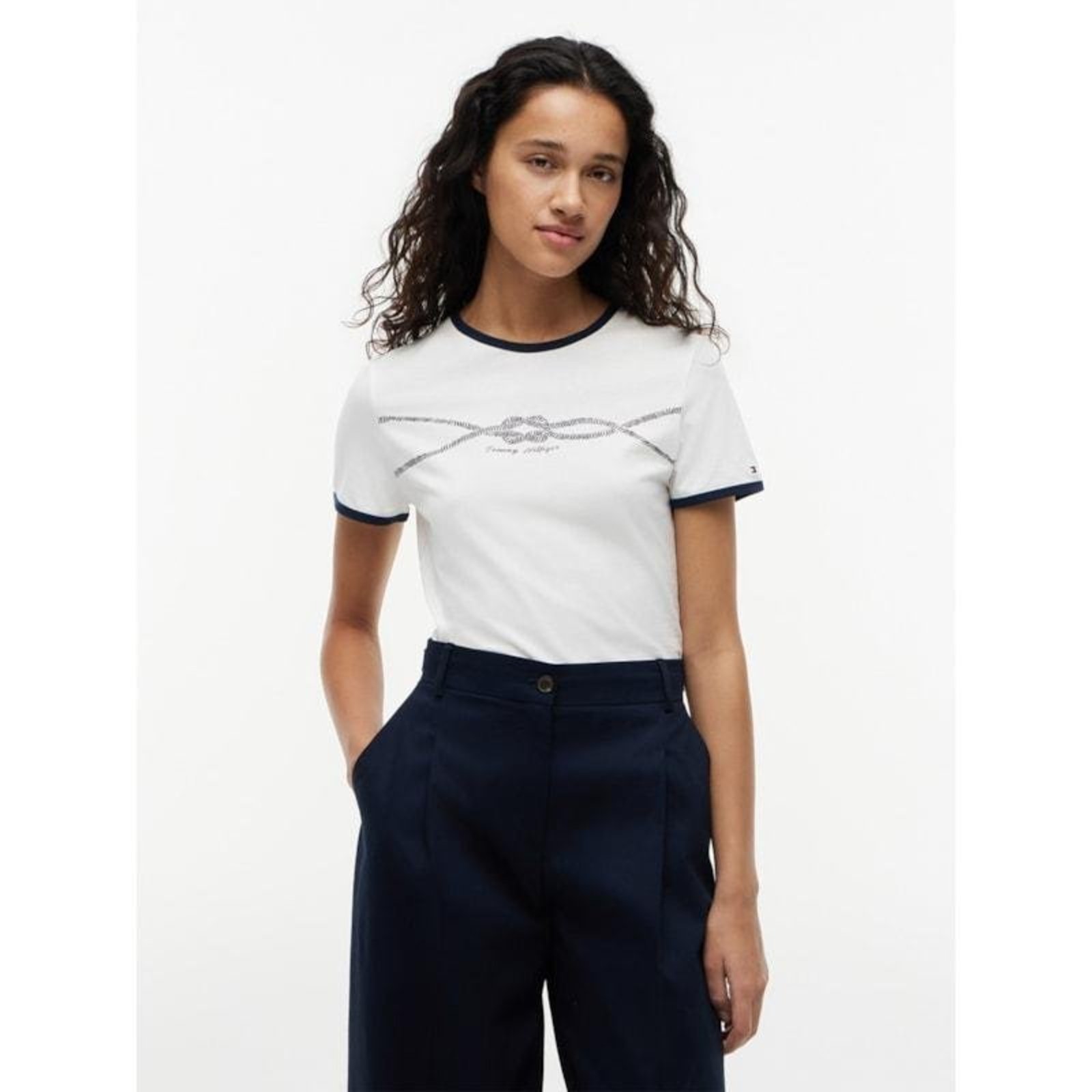 Camiseta Estampa Nautica Branco