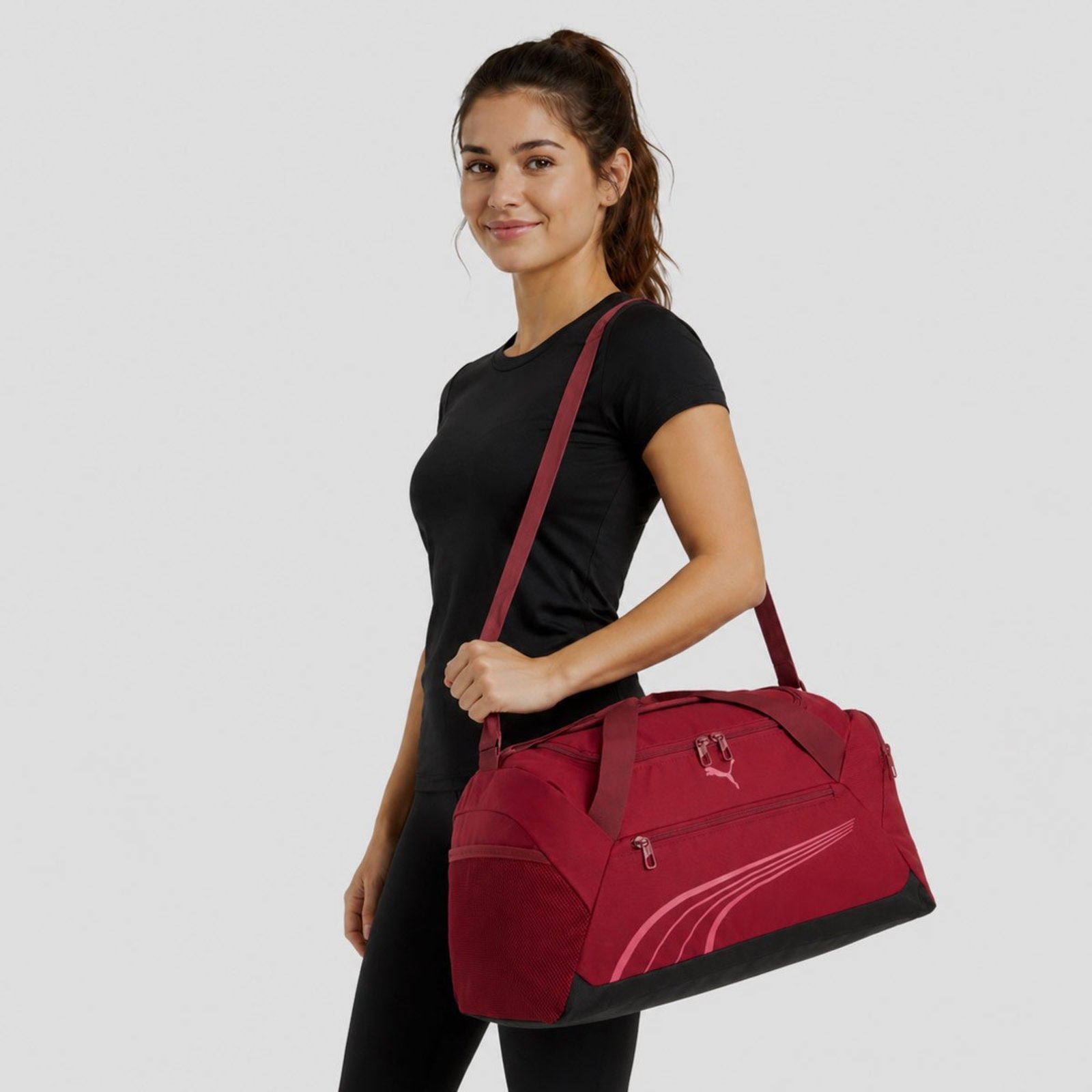Bolsa Puma Fundamental Small Sports Vermelha