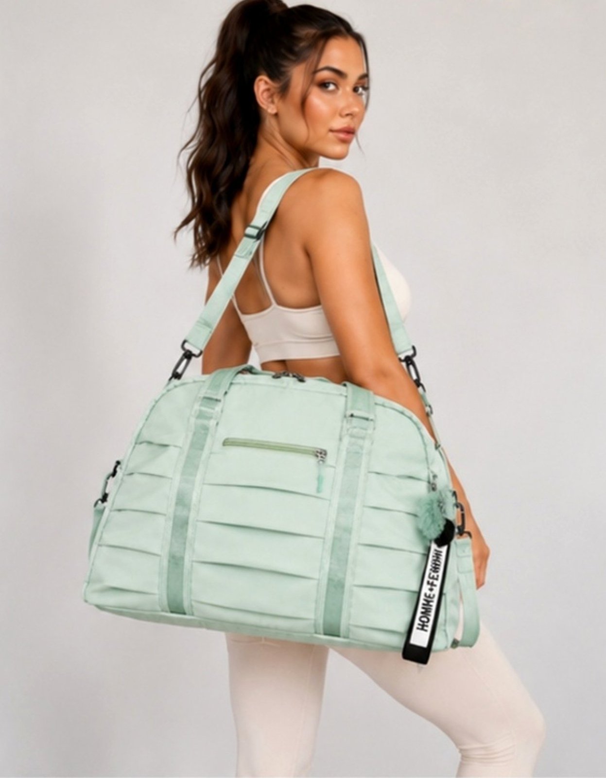 Bolsa Feminina Esportiva Grande Para Academia Treino Viagem Casual Mala Fitness Com Alça Transversal
