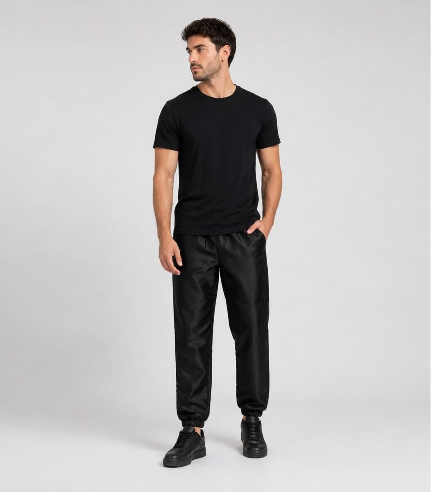 Calça Masculina Tactel Aqualight Com Bolso Select Preto
