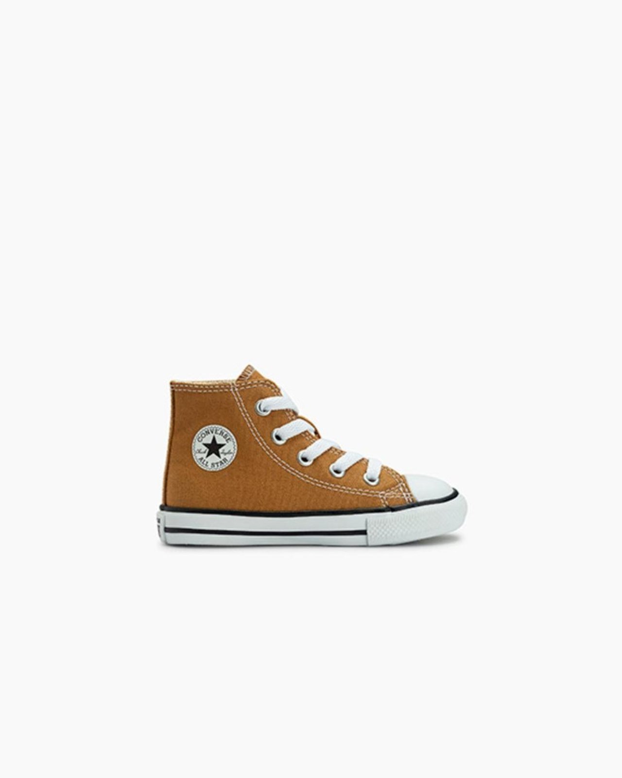 Vista 2 Infantil - Chuck Taylor All Star Seasonal Colors Cano Alto Converse caramelo Converse caramelo
