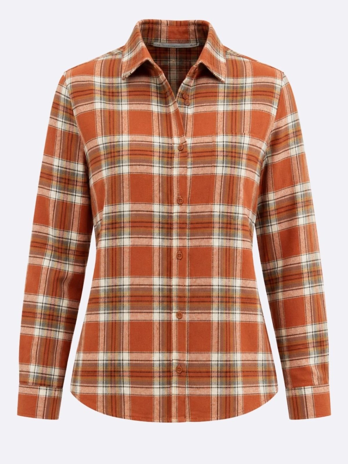 Camisa Feminina Xadrez Flanelada Manga Longa Crocker