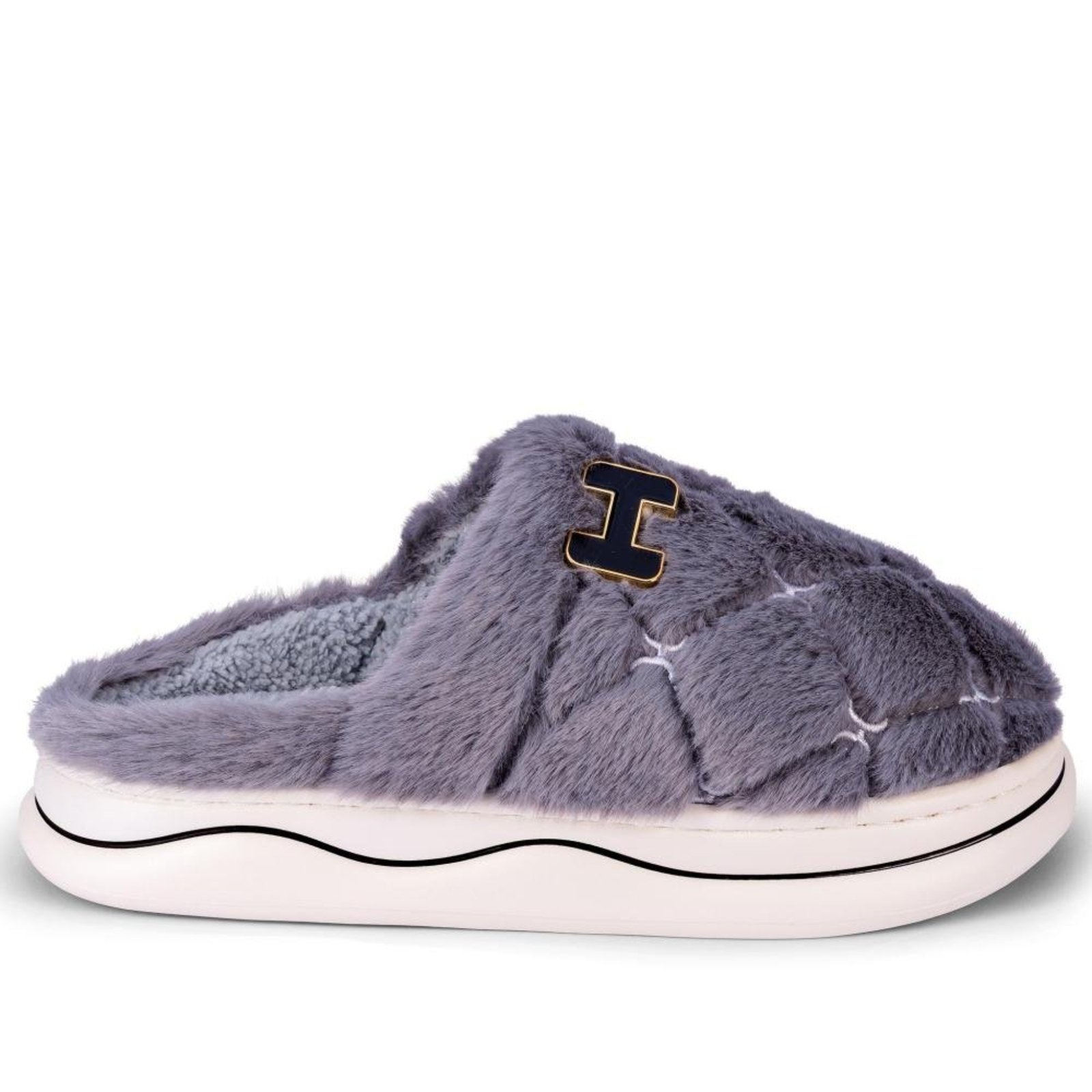 Infantil - Pantufa Feminina Forrada Zariff 803344 Cinza Incolor