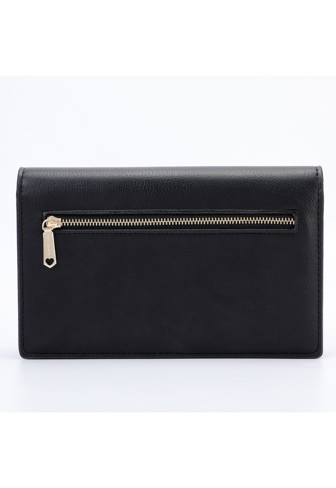 Vista 3 Bolsa Clutch Carteira Transversal Feminina Luxo Perfect For You preto