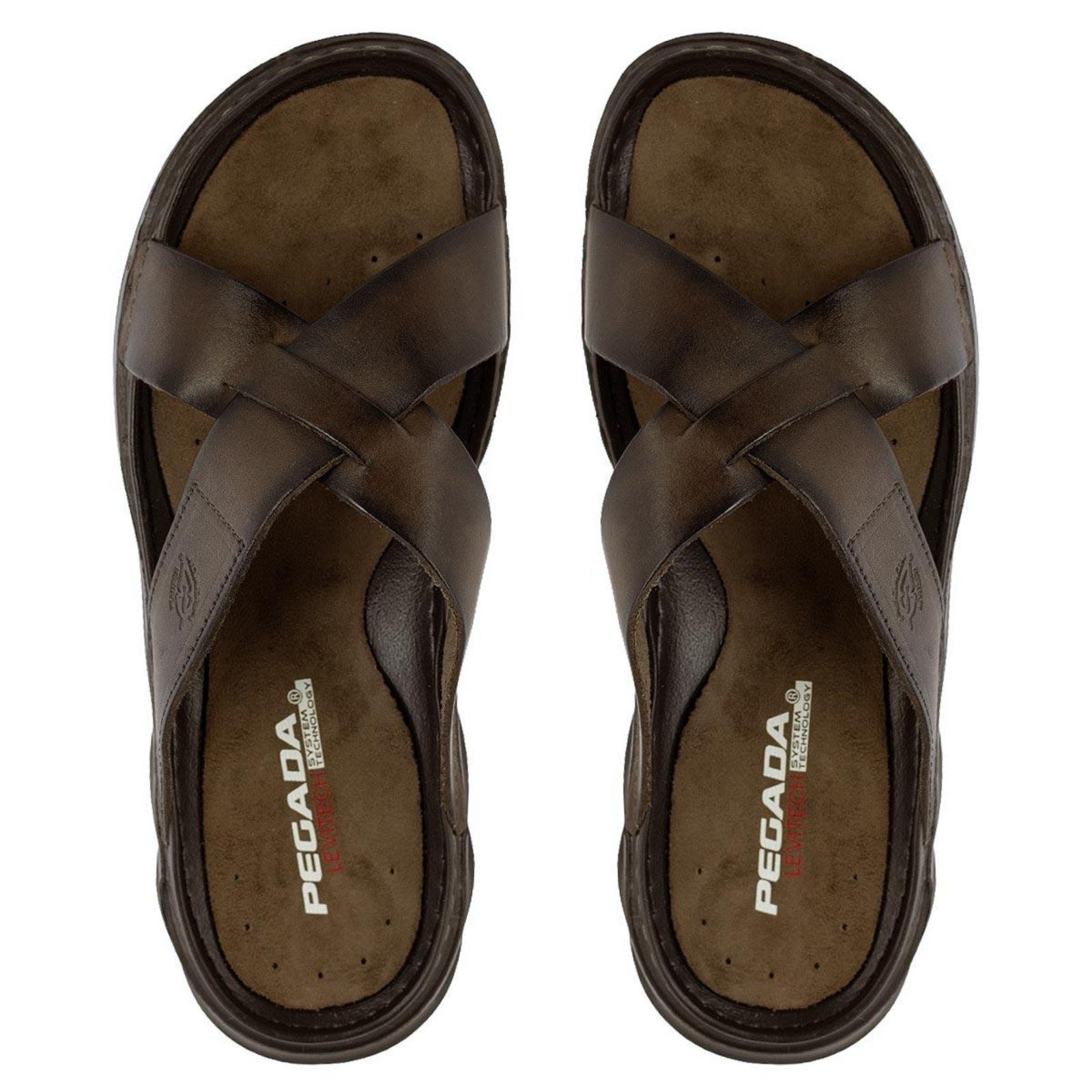 Chinelo Masculina Pegada 134102 Marrom