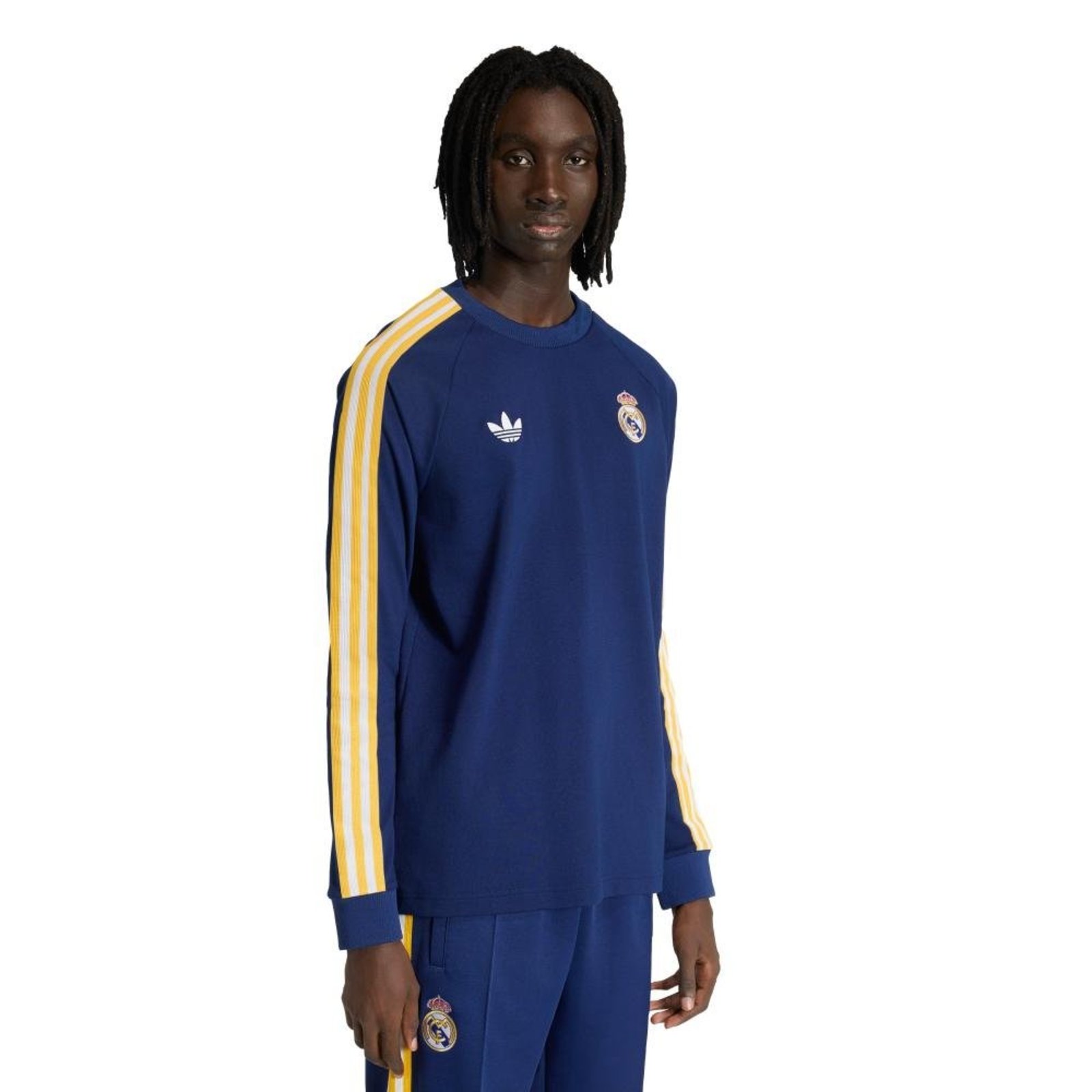 Camiseta Manga Longa Originals Real Madrid adidas Performance Azul
