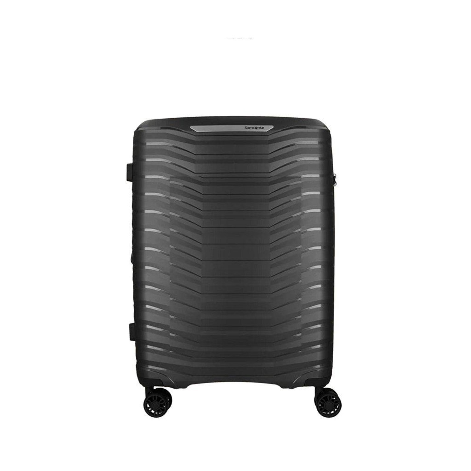 Vista 2 Mala de Viagem Samsonite Média Bon X Preto Alumínio incolor Samsonite incolor