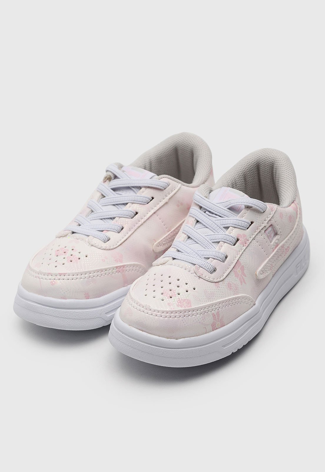 Infantil - Tênis Fila Performance Branco e Rosa