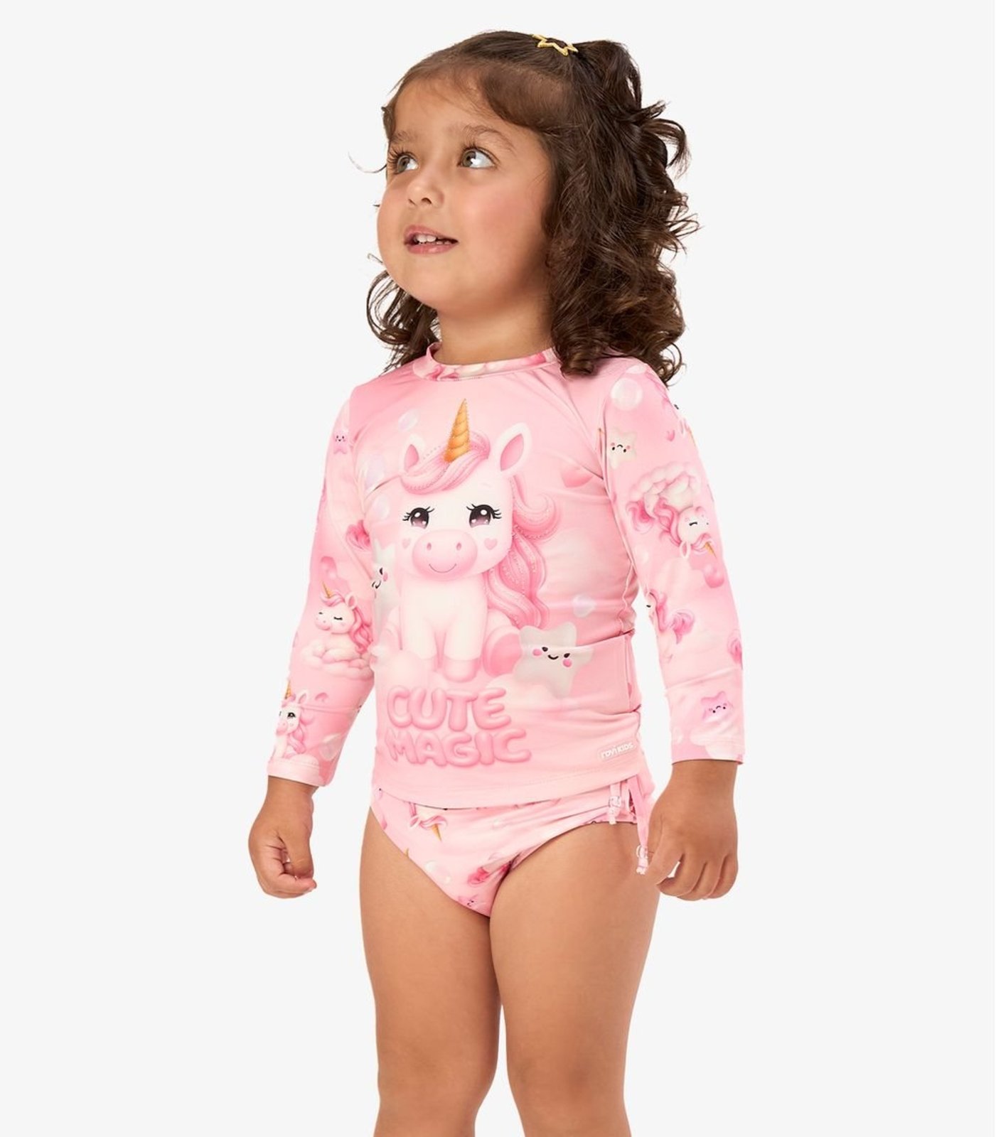 Conjunto Bíquini Proteção UV Rovi Rosa