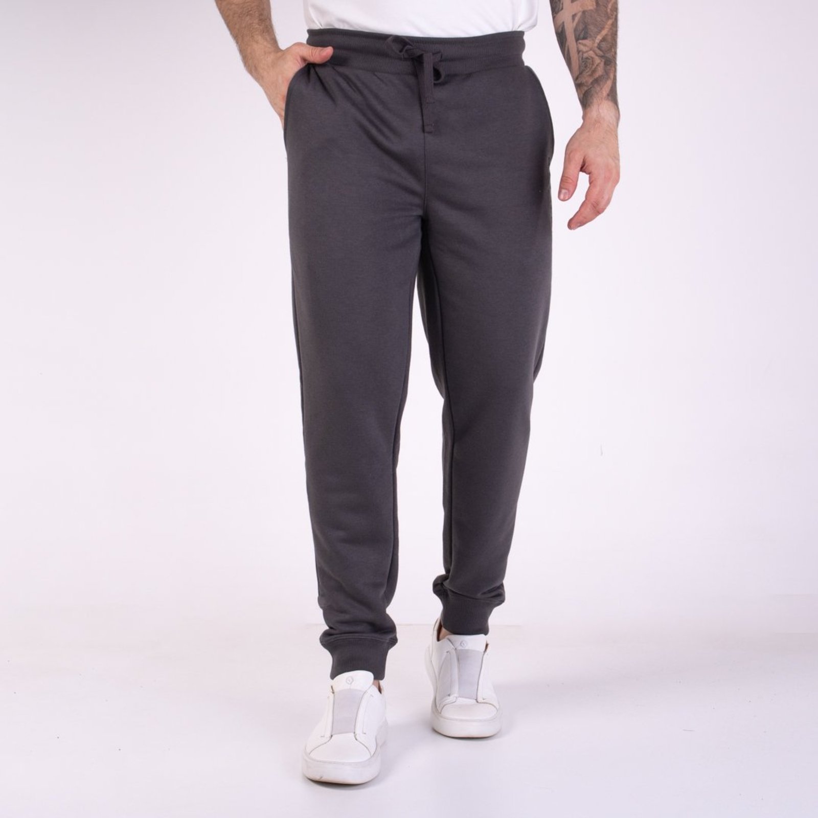 Calça John John Moletom New Basic Cinza