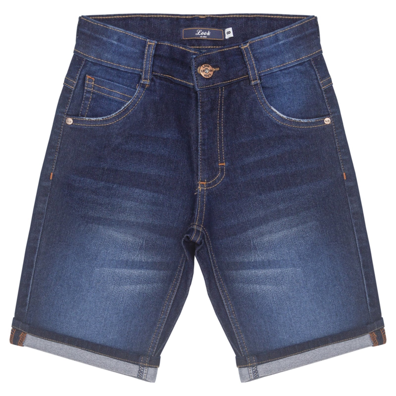 Infantil – Bermuda Juvenil Look Jeans Intense Jeans