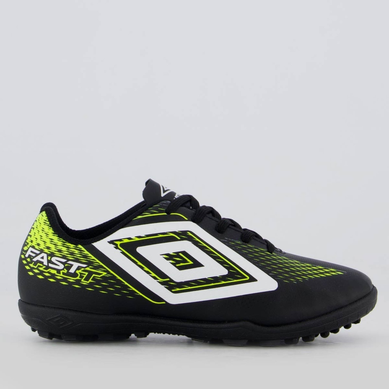 Chuteira Umbro Fast II Society Juvenil Preta