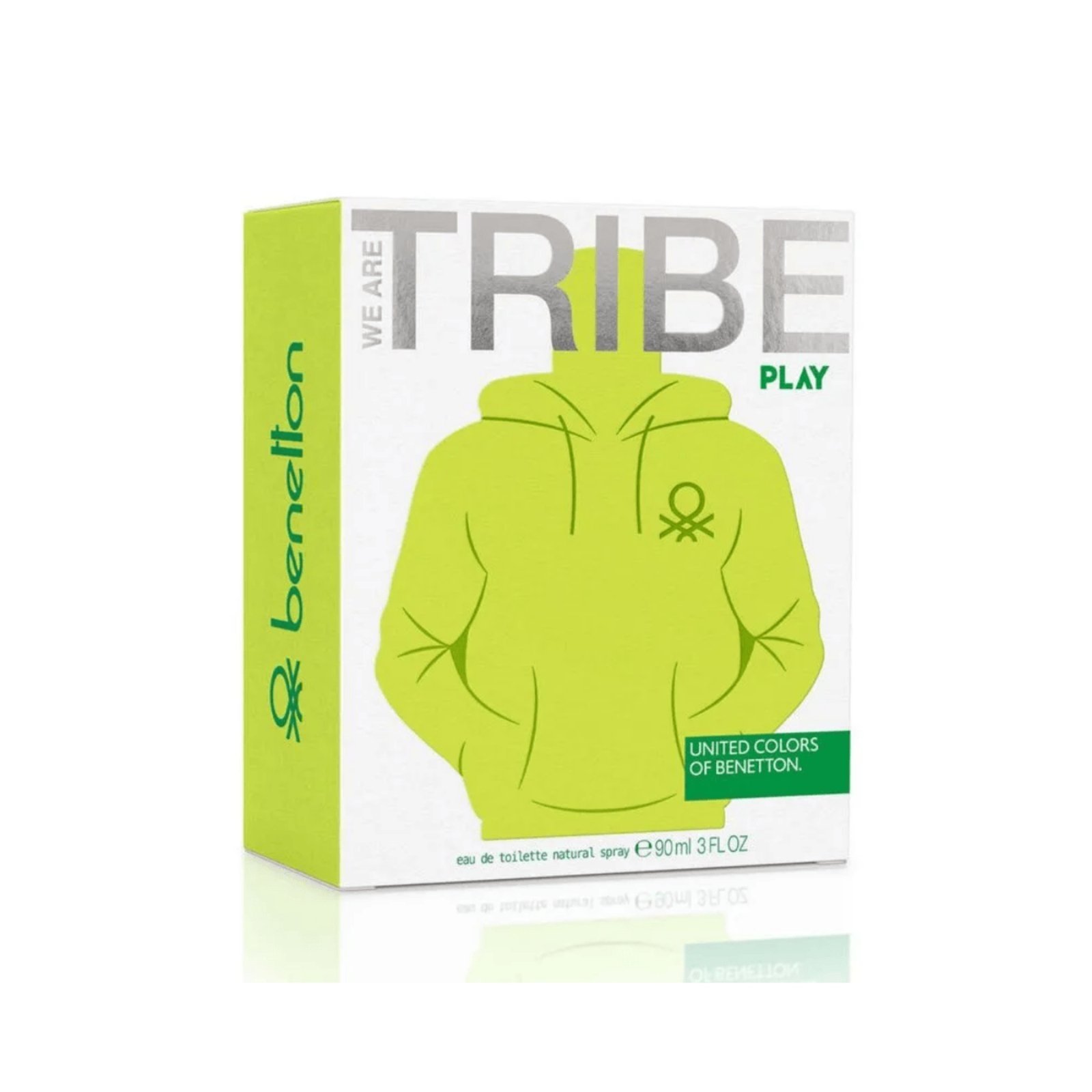 Vista 2 Benetton Tribe Play Eau de Toilette - Perfume Masculino branco/verde Benetton branco/verde
