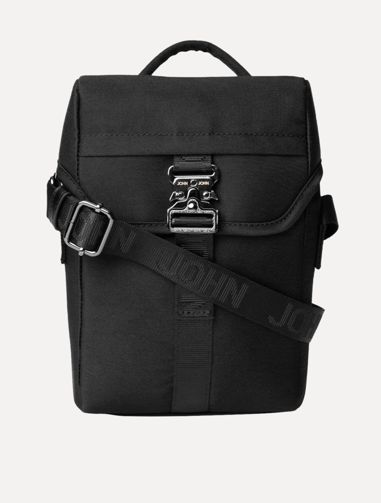 Bolsa John John Masculina Crossbody Nate Preta