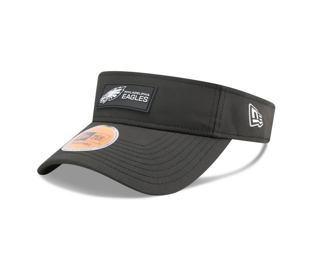 Headwear New Era Viseira Philadelphia Eagles Aba Curva Preto