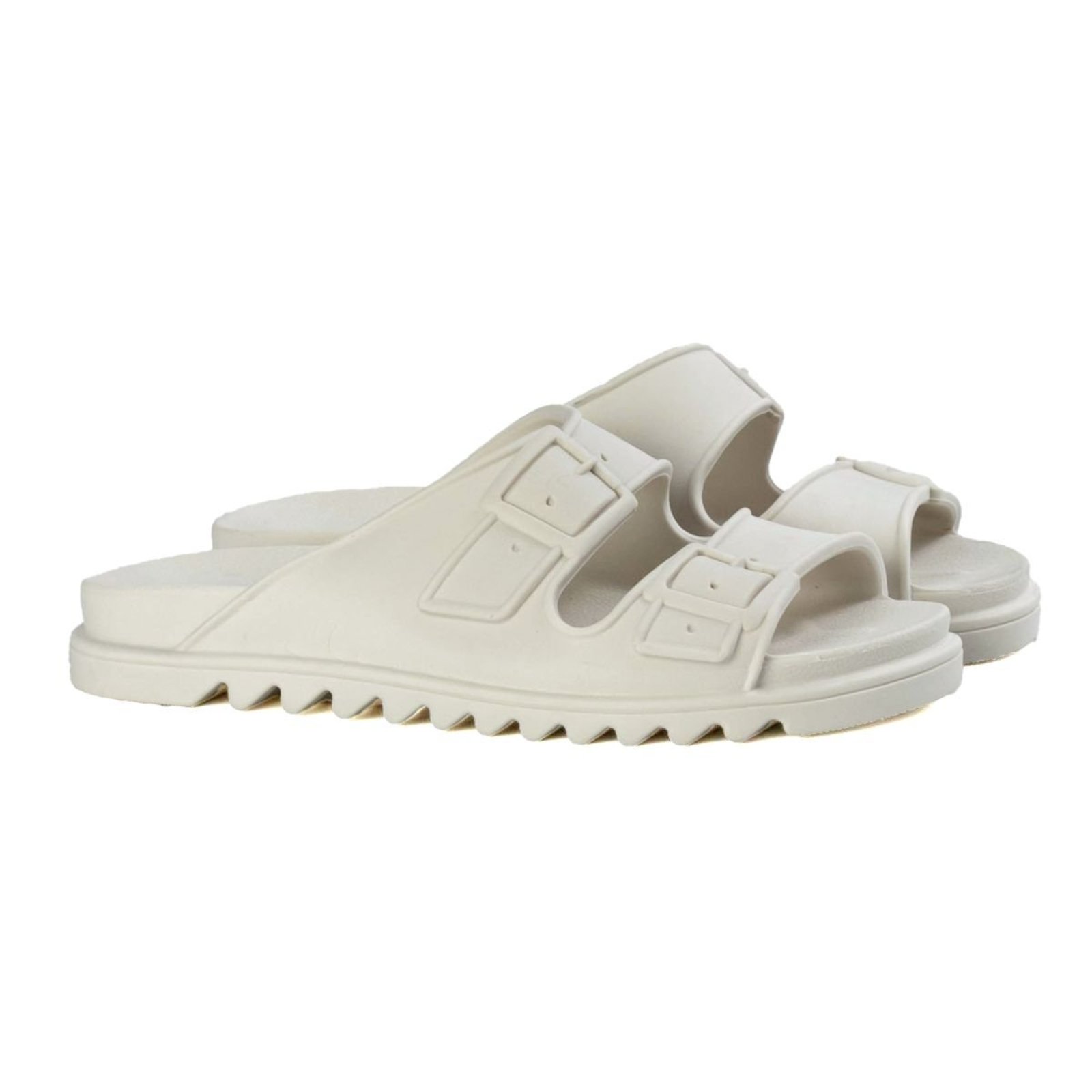 Chinelo Feminino Slide Veritimo Papete Casual Anatômica Rasteira Nuvem Moderna Branco