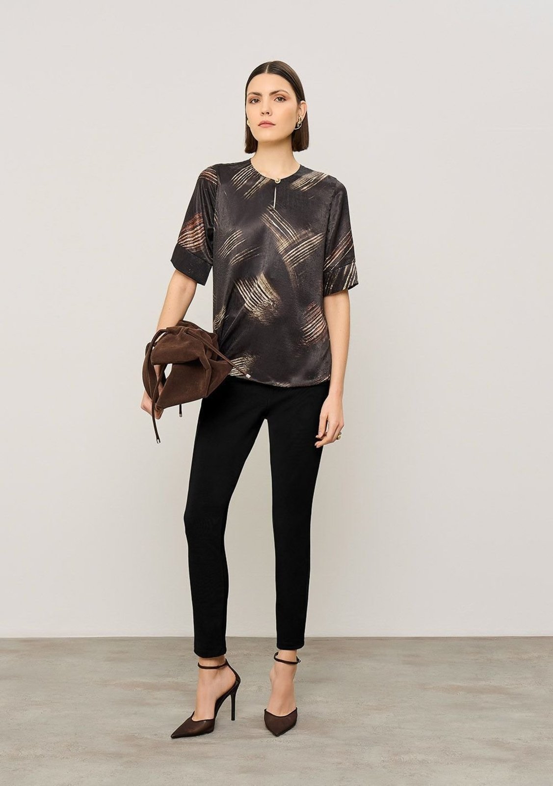 Calça Iódice Legging Alta - Preto