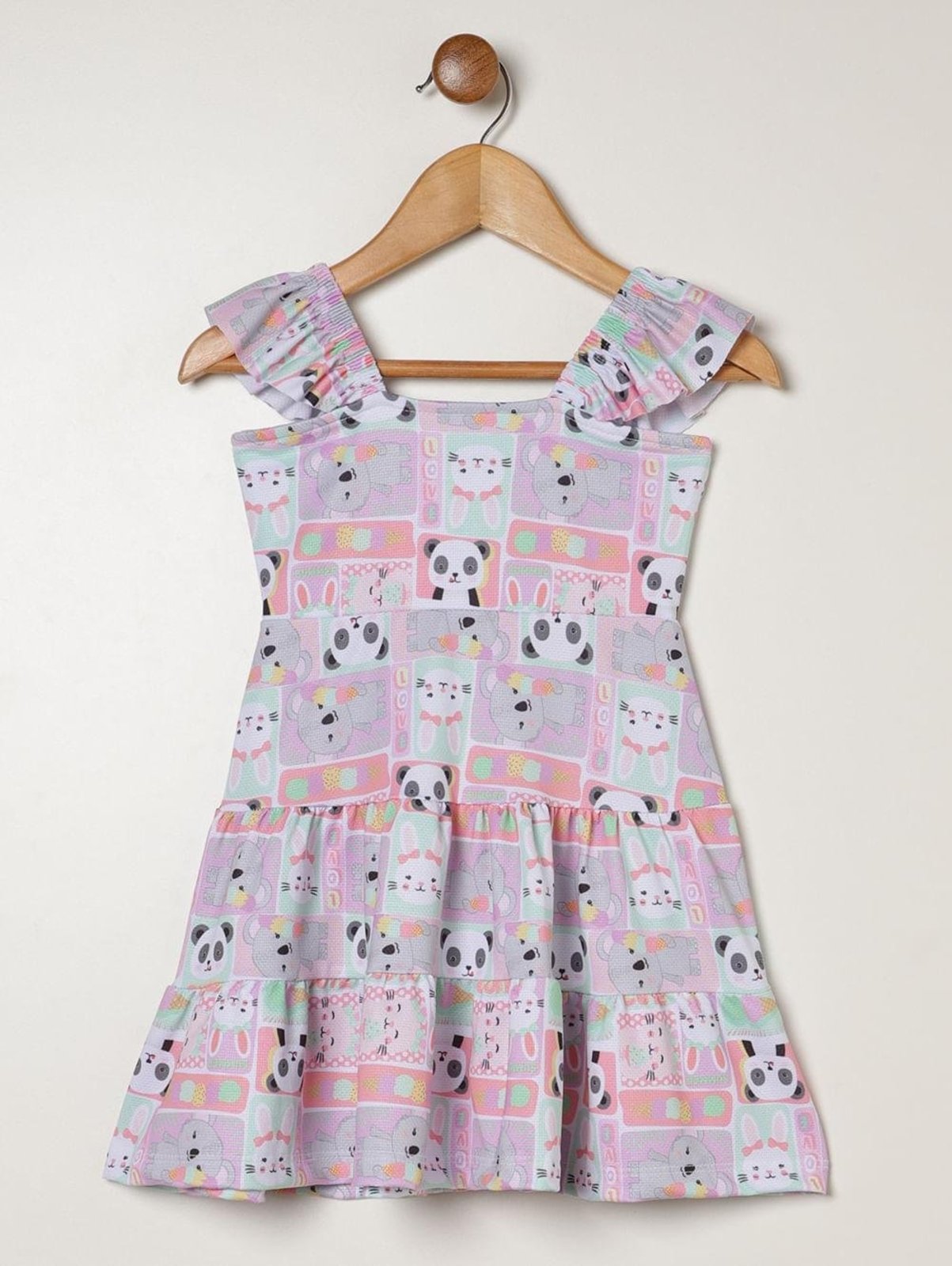 Vestido Texturizado Para Menina - VERDE