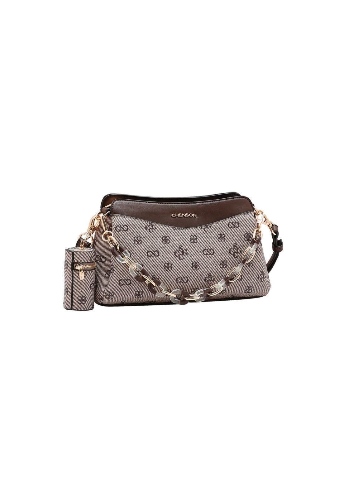 Bolsa Feminina Chenson Monograma Atemporal 3485416 Café