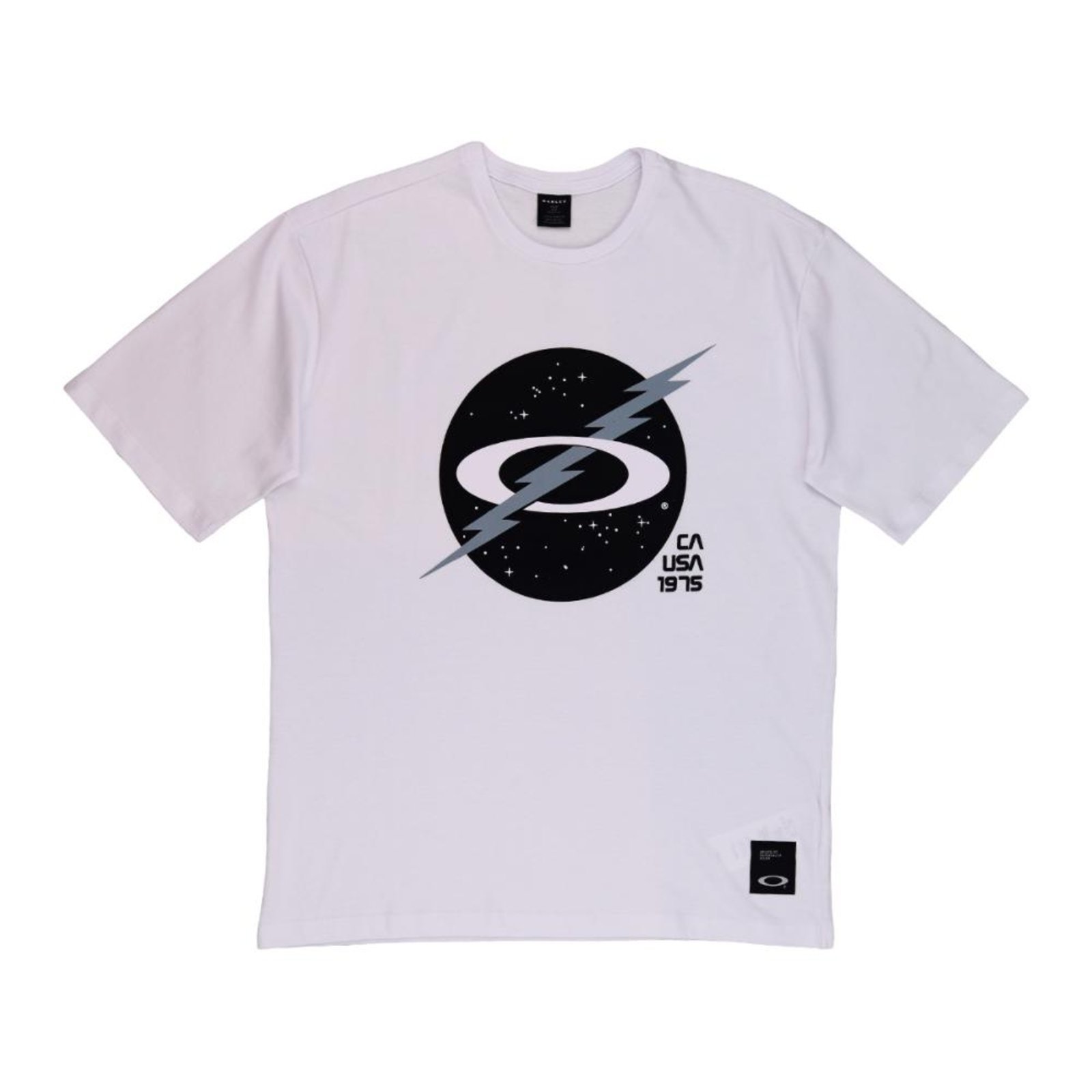 Camiseta Masculina Oakley Space SS Tee Original White