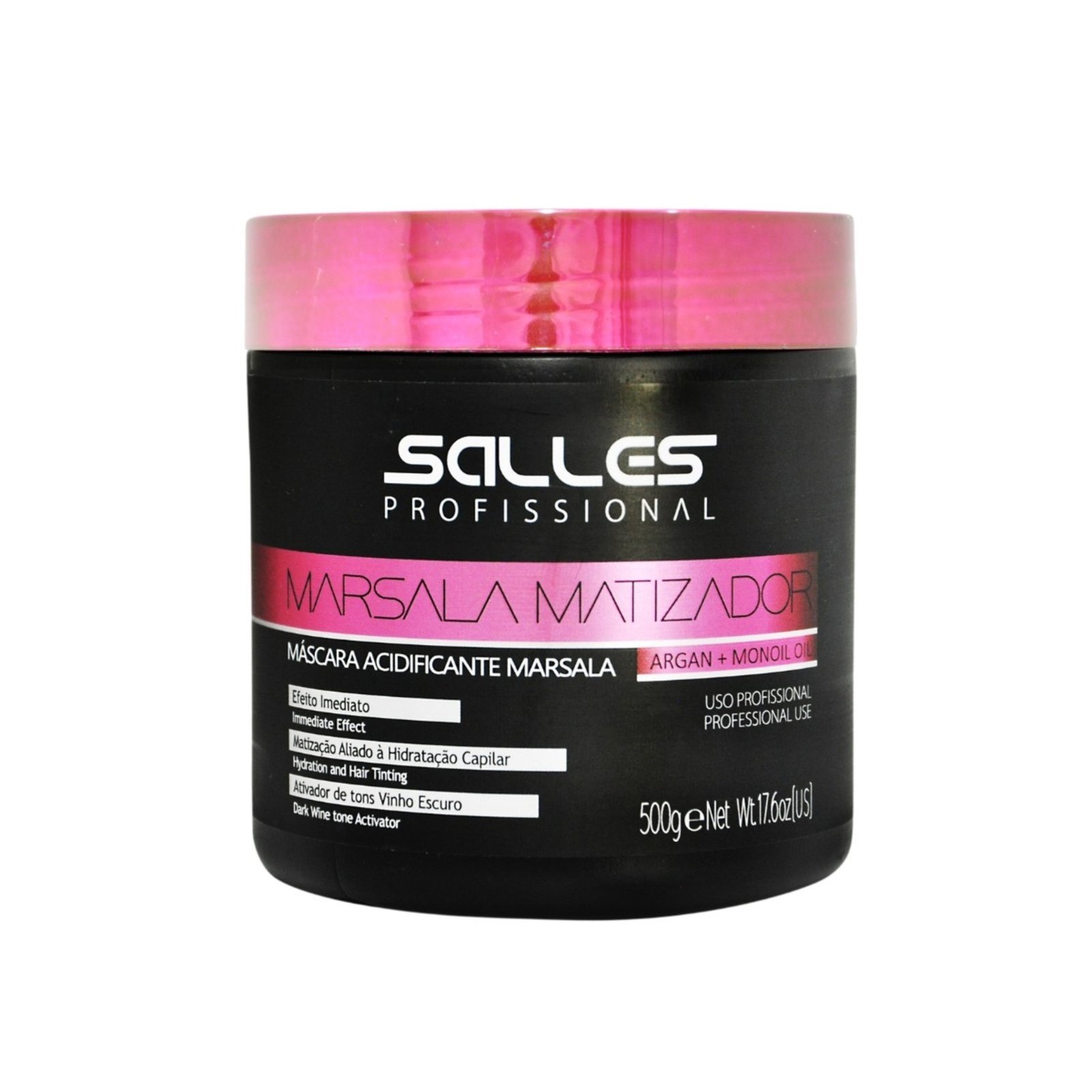Máscara Marsala Matizadora Salles Profissional 500g