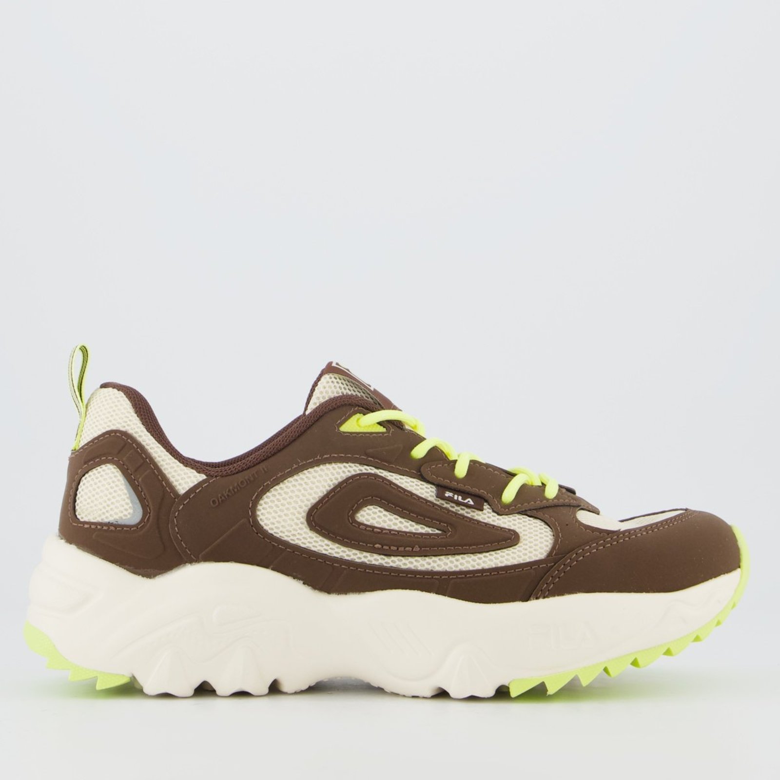 Tenis Fila Oakmont 2 Feminino Marrom e Verde