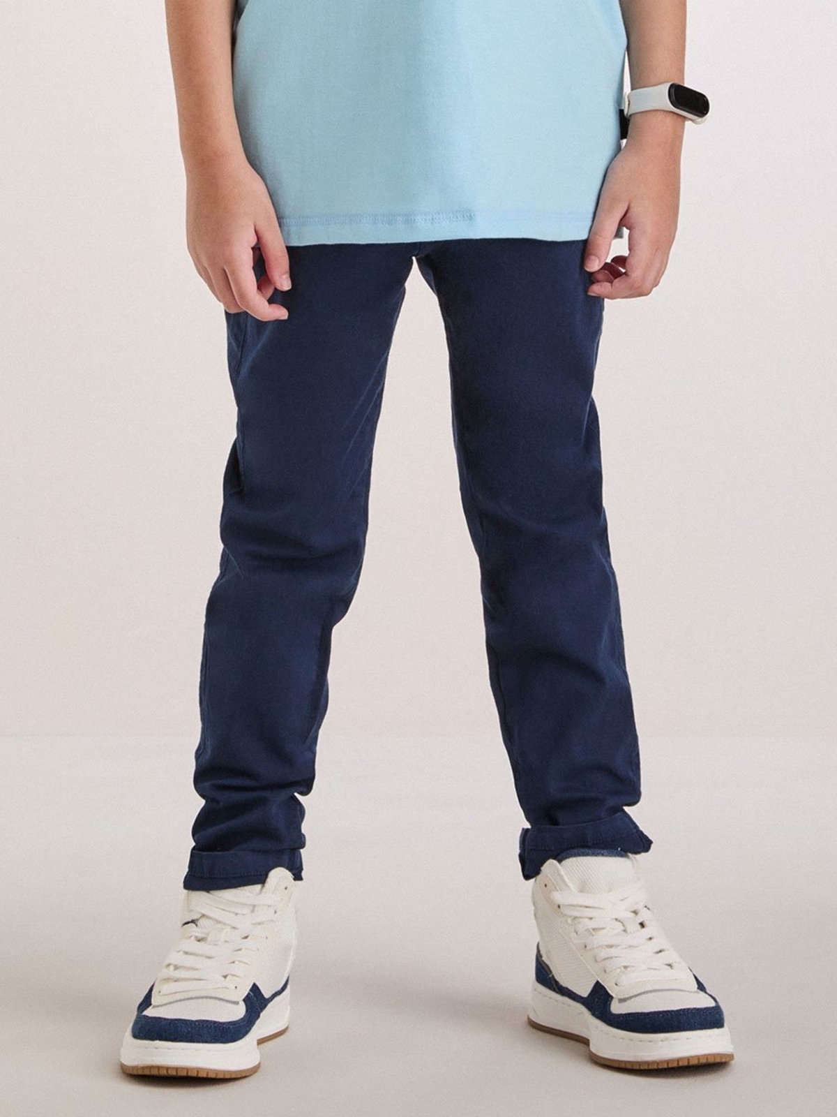 Infantil - Calça de Sarja Marinho