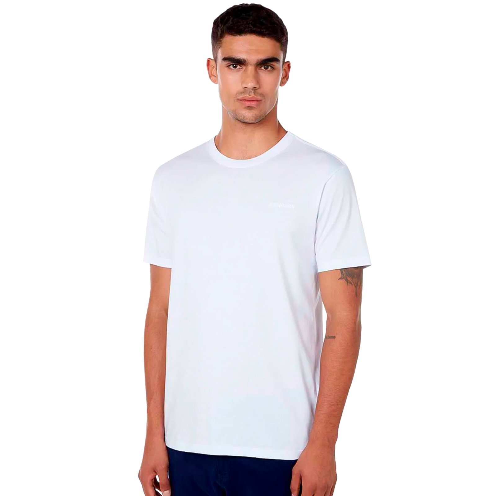 Camiseta John John Regular New Dirty In24 Branco Masculino