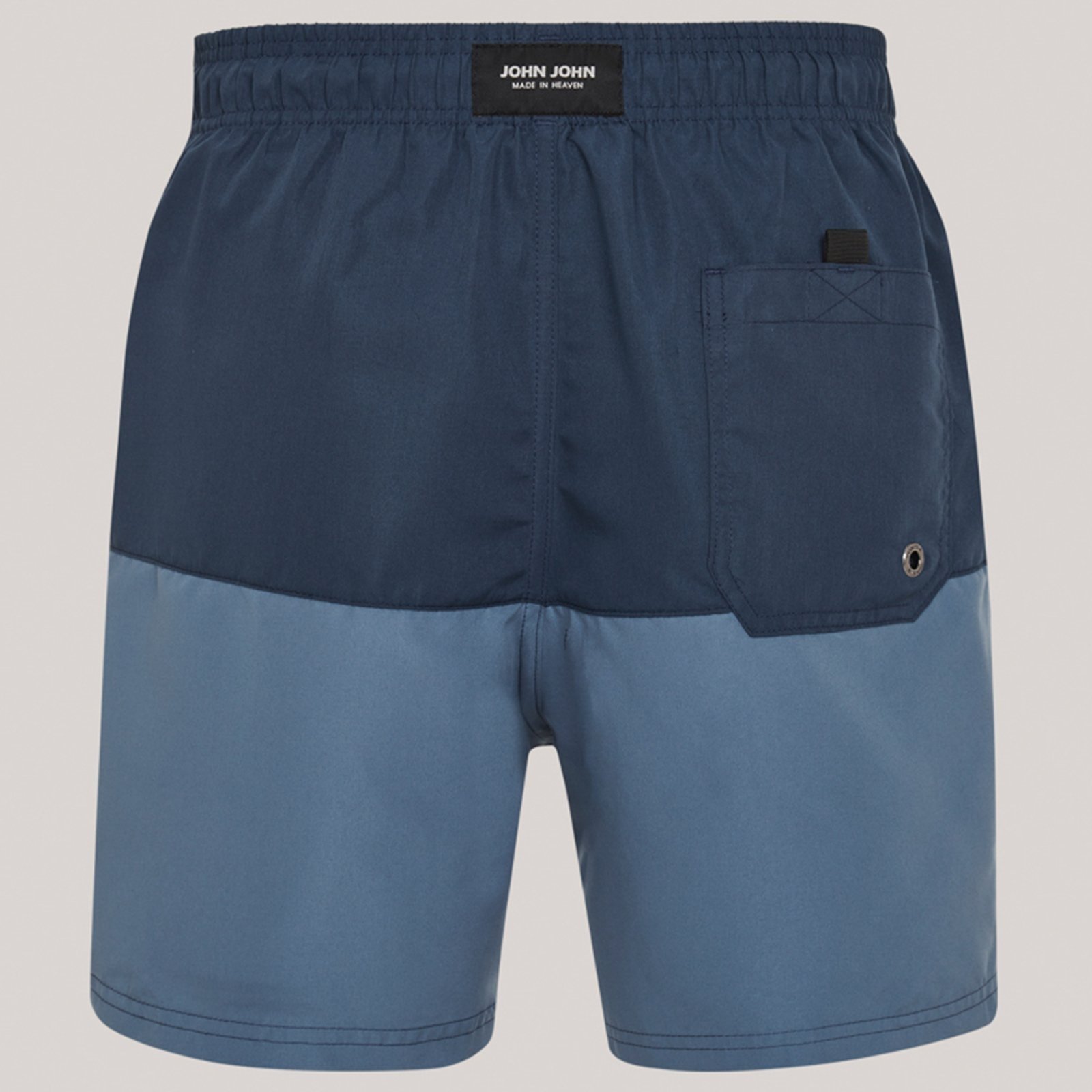 Vista 3 Short John John Bicolor Pr26 Masculino azul John John azul